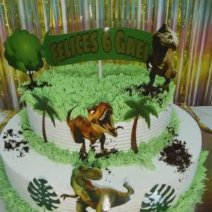 Pastel de dinosaurios