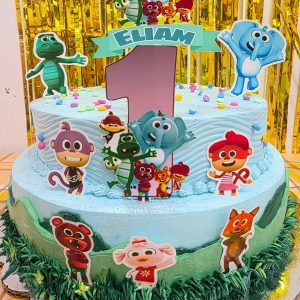 Pastel de animales