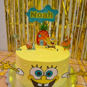 Pastel de Bob Esponja