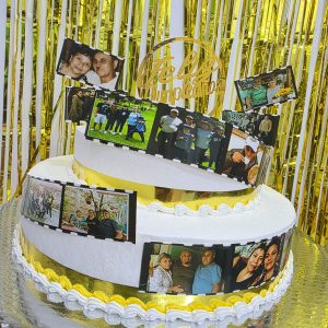 Pastel de fotos